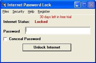 Internet Password Lock 9.2.0 screenshot