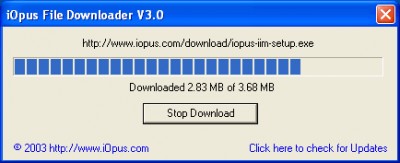 iOpus File and Web Page Downloader 3.0 screenshot