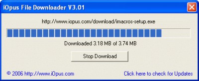 iOpus File and Website Downloader 3.01 screenshot