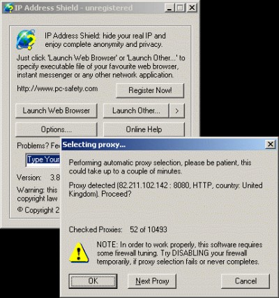 IP Address Shield 4.66 screenshot