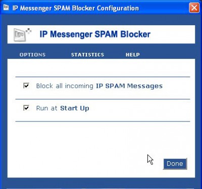 IP Messenger Spam Blocker 3.5 screenshot