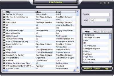 iPod to computer Transfer Pro3.3 3.2 screenshot