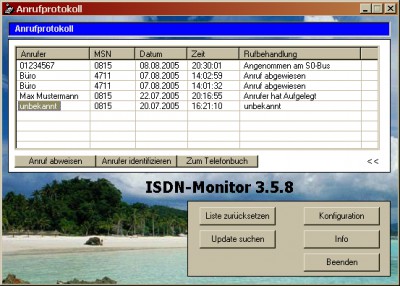 ISDN-Monitor 4.5.5 screenshot
