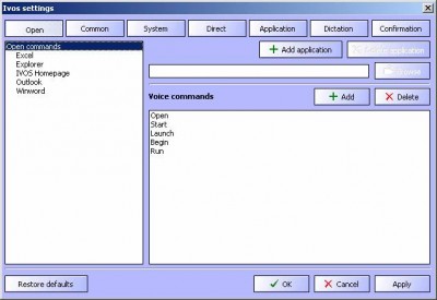 IVOS - Intelligent Voice Operating System 2.0.2.A screenshot
