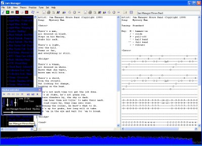Jam Manager Guitar Software 2.2 screenshot