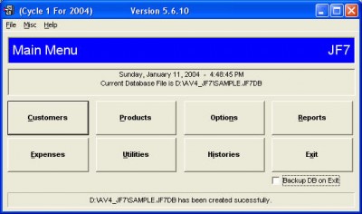 JF7 Software for Jafra Consultants 5.7 screenshot