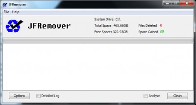 JFRemover Portable 1.0.1.0 screenshot