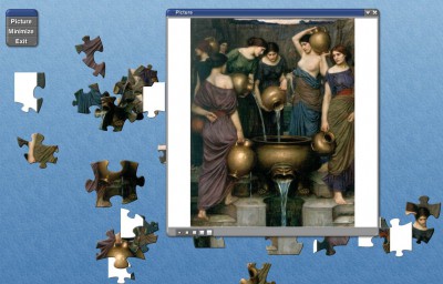 John William Waterhouse - The Danaides Puzzle game 1.5 screenshot