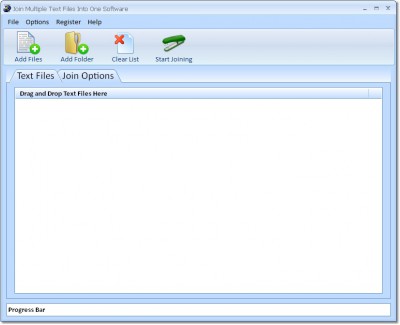 Join Multiple Text Files Into One Software 7.0 screenshot
