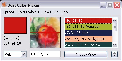 Just Color Picker 5.5 screenshot