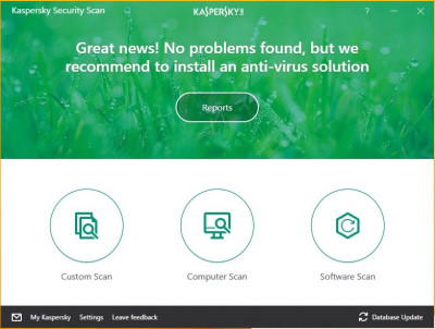 Kaspersky Security Scan 18.0.0.405 screenshot