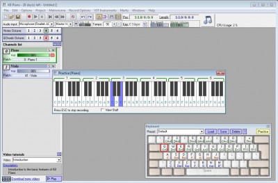 KB Piano 2.5 screenshot
