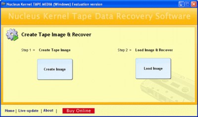 Kernel Tape Data Recovery Software 4.02 screenshot