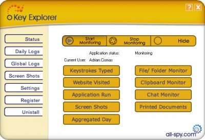 Key Explorer 3.5 screenshot