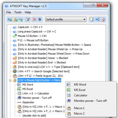 Key Manager 1.13 screenshot