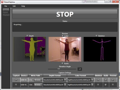 KinectCapture 1.0.1.0 screenshot