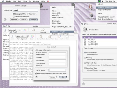 Kremlin Encrypt (for Mac OS) 3.0 screenshot