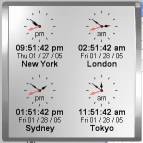 Kybtec World Clock Professional 5.2 screenshot