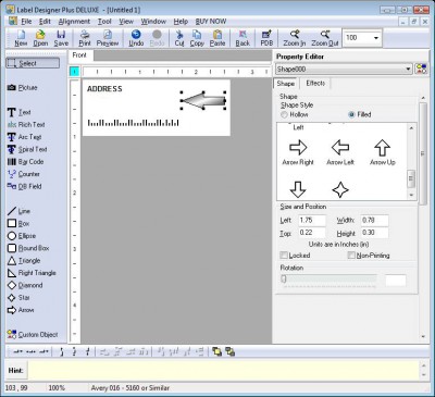 Label Designer Plus DELUXE 10.2.0.0 screenshot