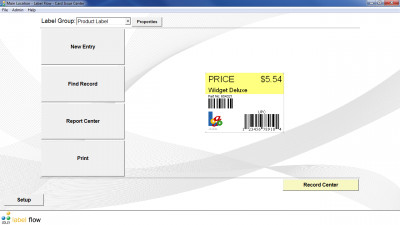 Label Flow Free Barcode Software 8.0 screenshot