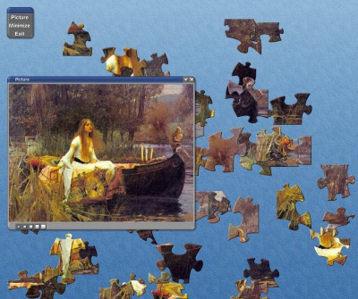 Lady of Shalott Jigsaw Puzzle 1.5 screenshot