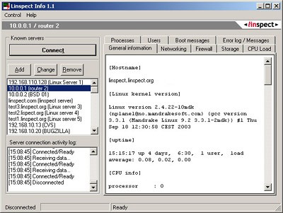 Linspect Info 1.1 screenshot