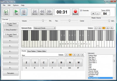 Little Piano 1.1 screenshot