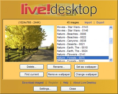 Live Desktop 1.0 screenshot