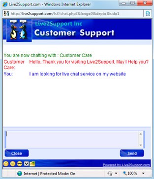 Live2support Live Chat Software 3.1 screenshot