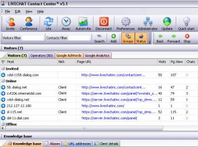 Livechat ContactCenter 5.1.11 screenshot