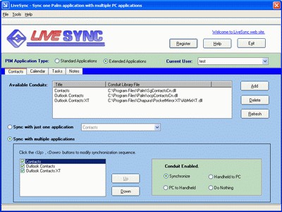 LiveSync 2.5 screenshot