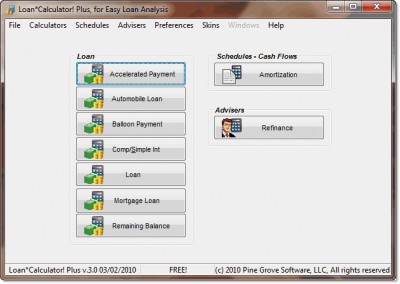 Loan Calculator Plus 3.0c screenshot