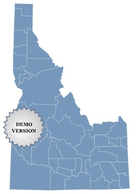 Locator Map of Idaho 1.0 screenshot