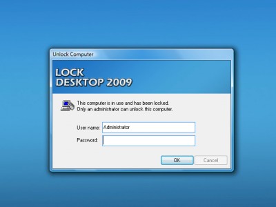 Lock Desktop 2009 5.0.3 screenshot