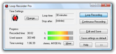 Loop Recorder Pro 2.10 screenshot