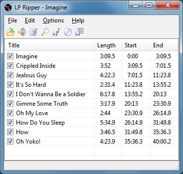 LP Ripper 10.1 screenshot