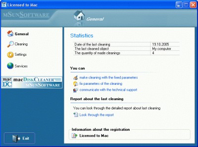 macDiskCleaner 1.0 screenshot