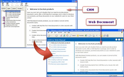 Macrobject CHM-2-Web 2007 Professional 2007.13.60 screenshot