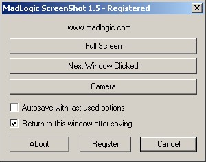 MadLogic ScreenShot 1.5 screenshot