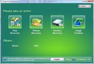 MagicCute Data Recovery 2013.0.001 screenshot