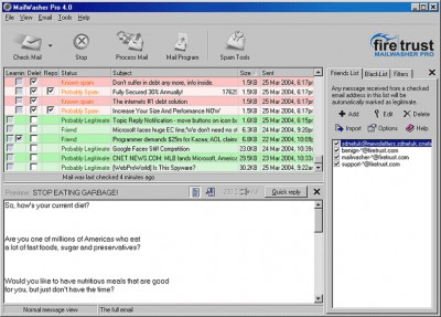 MailWasher Pro 7.5.0 screenshot
