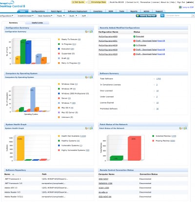 ManageEngine Desktop Central 9.0 screenshot