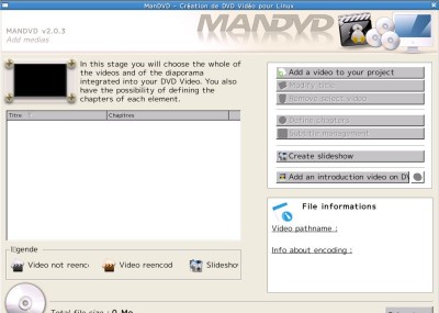 ManDVD 2.4 screenshot