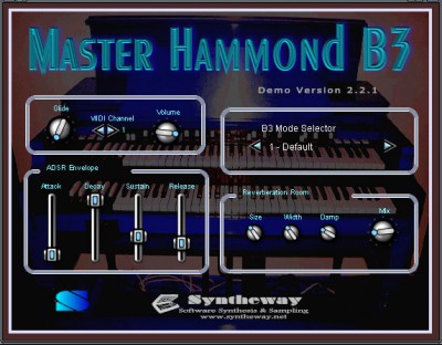 Master Hammond B3 VSTi 2.2.1 screenshot