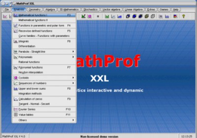 MathProf 4.0 screenshot