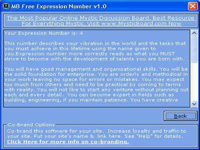 MB Expression Number 1.95 screenshot