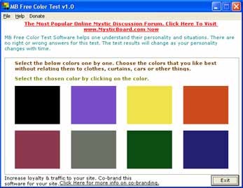 MB Free Color Test 1.75 screenshot