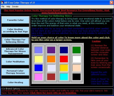 MB Free Color Therapy 1.25 screenshot