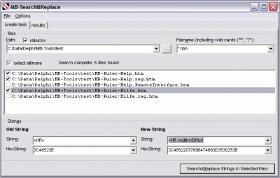 MB-Search&Replace Pro 2.0 screenshot