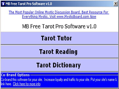 MB Tarot Pro Software 2.00 screenshot